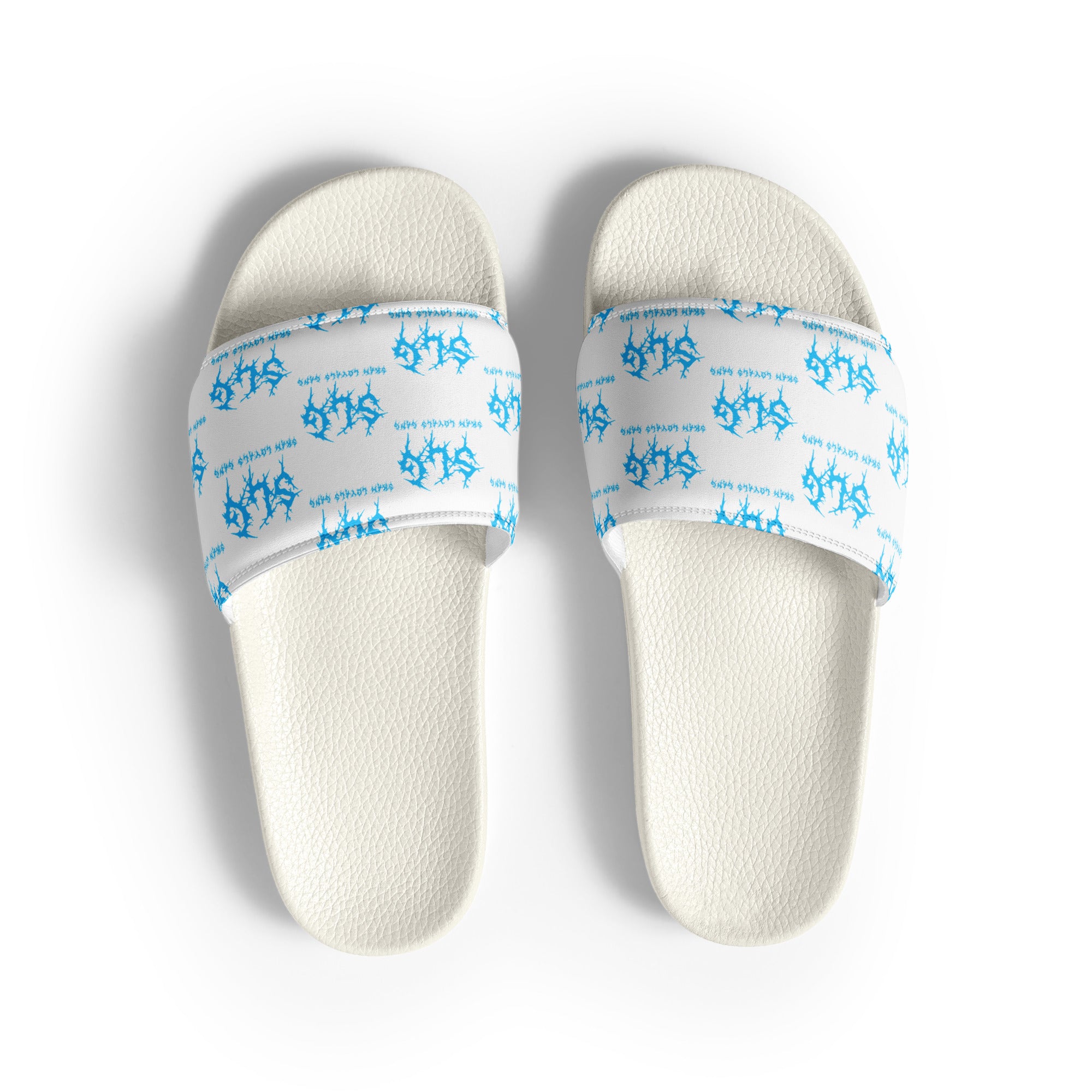 SLG BABY BLUE LOGO SLIDES