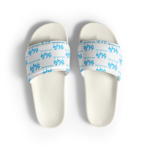 SLG BABY BLUE LOGO SLIDES