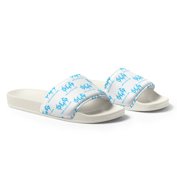 SLG BABY BLUE LOGO SLIDES