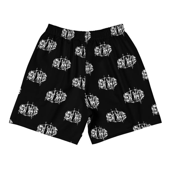 New Wave Barbed Wire Logo Shorts (White)
